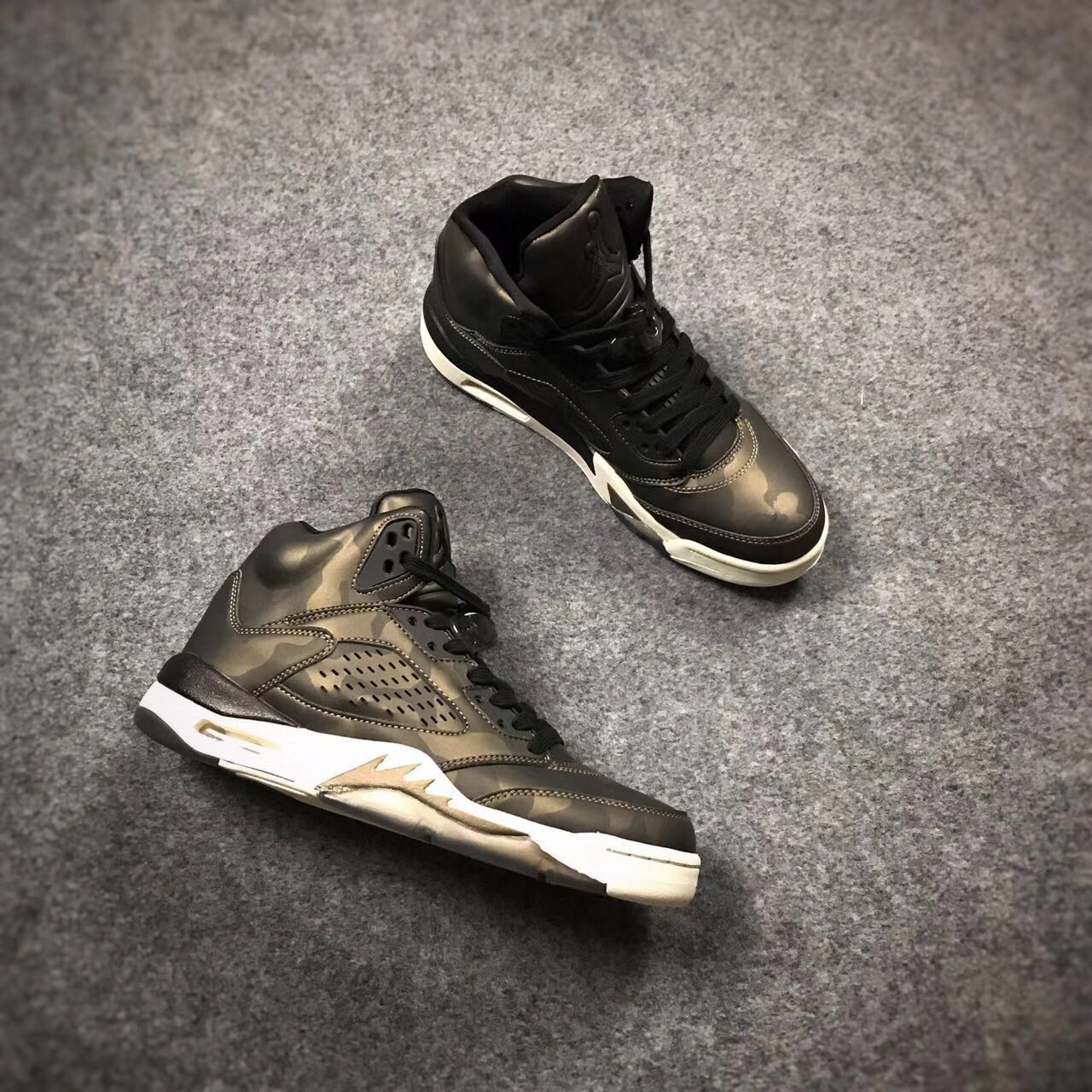 Air Jordan 5 Premium Heiress Metallic Field Shoes - Click Image to Close